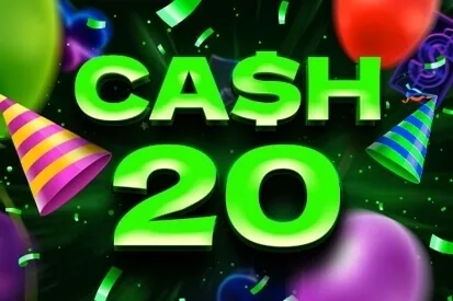 Cash 20 Happy Birthday